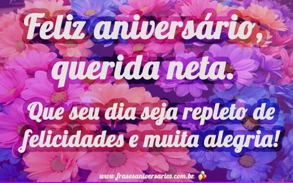 Feliz Aniversário para Neta