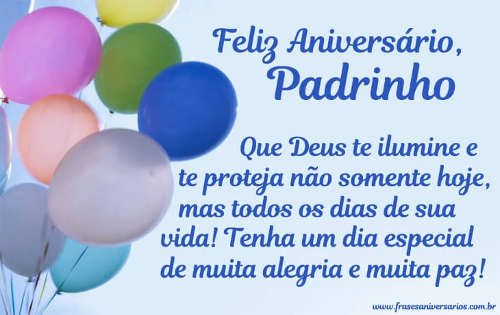 Feliz Aniversário Padrinho