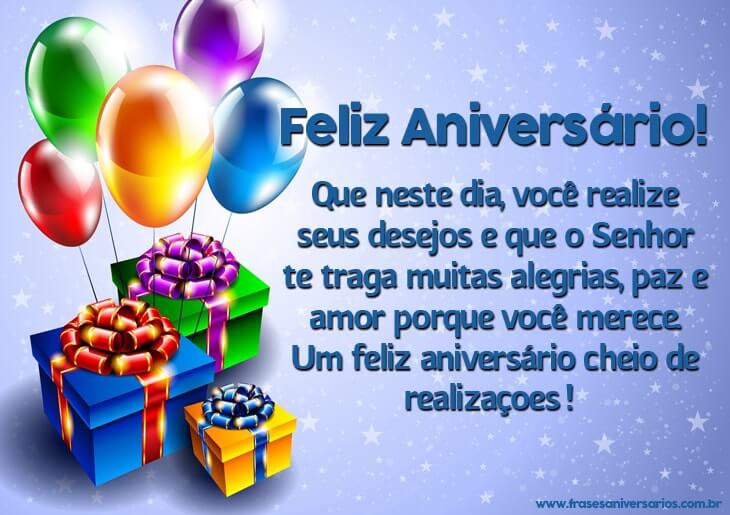 Um feliz aniversário cheio de realizações