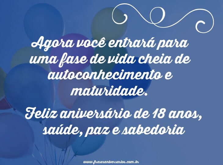 Resultado de imagem para feliz aniversario 18 anos