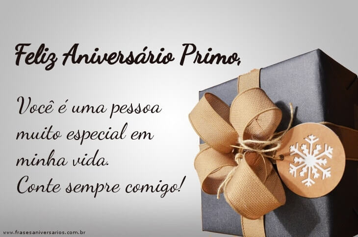 Feliz Aniversário Primo Irmão