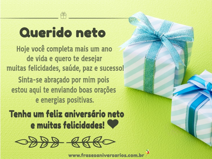 Featured image of post Mensagens De Aniversario Para Sobrinho Neto Minha querida neta neste dia que o seu dia quero te desejar um feliz anivers rio uma vida repleta de conquistas e realiza es